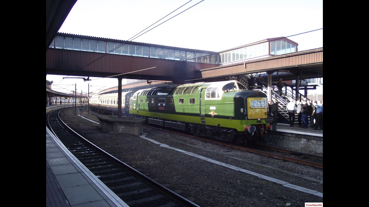 British Railways Deltic D9009 'Alycidon' on 'The Eidyn Burgh Scot' Railtour - 6th April 2013
