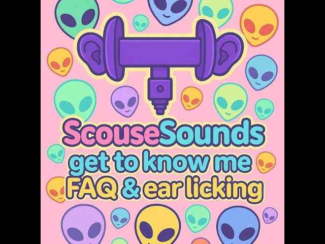 Get to know me ASMR with ear licking!!!!! - very chatty ASMR answering random questions!!!!