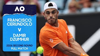 Francisco Cerundolo V Damir Dzumhur  Match  Australian Open 2026 Second Round