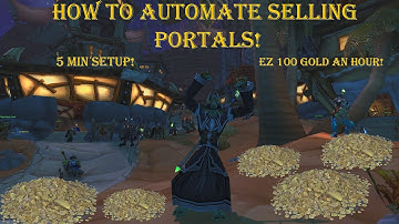 Hoe automatiseer je verkoopportals in WOW Classic! (Werkt in 2025)