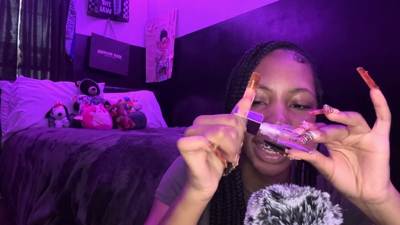 ASMR Sticky Lip Gloss Layers + Tingly Mouth Sounds (Very Relaxing)🥱