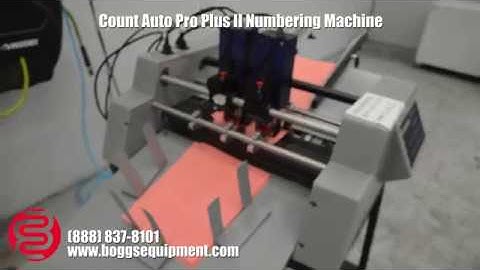 Count Auto Pro Plus II Numbering Machine