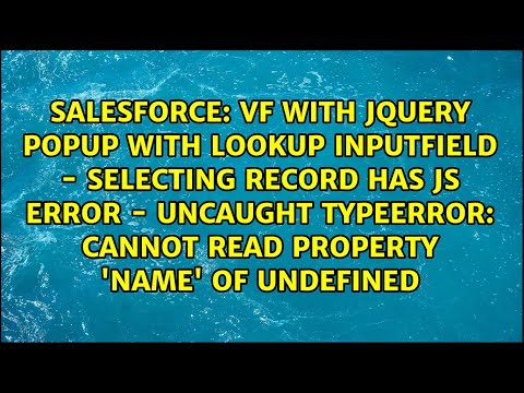 VF with JQuery