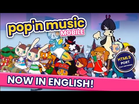 Pop'n Music Mobile (2008) – Now in English & Playable in Your Browser | HTML5 Fan Port Trailer 
