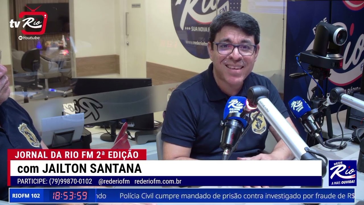 Momento Sinpol no Jornal da Rio FM  fala sobre assembleia e saúde mental dos Oficiais Investigadores