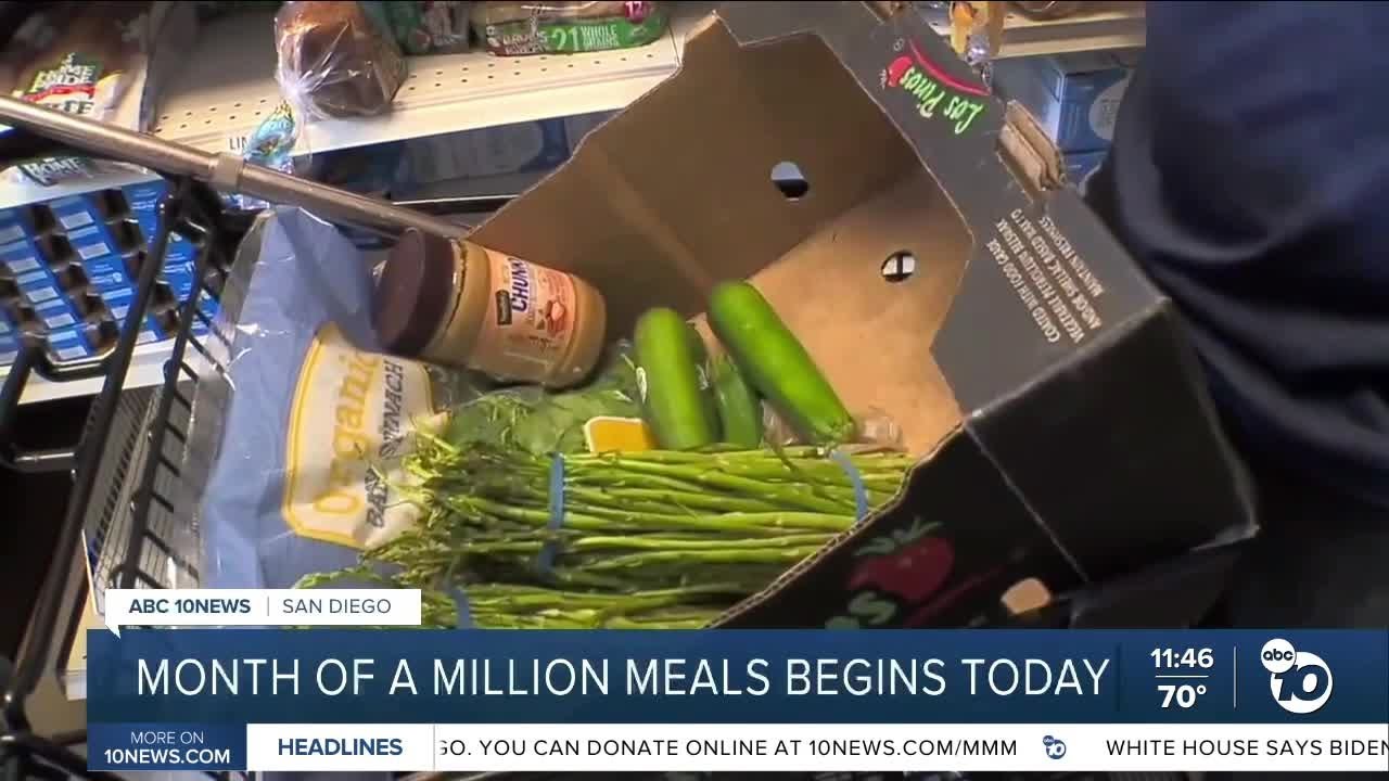 Month of a Million Meals kicks off Monday