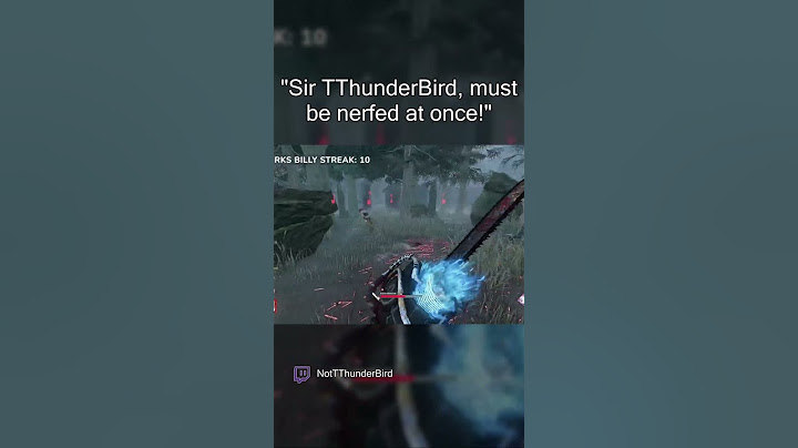 "Sir TThunderBird must be nerfed at once!"  #deadbydaylight #gaming #dbd #dbdclips #gamingmemes