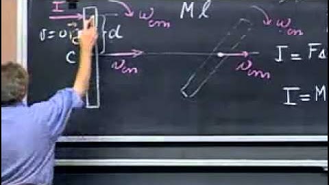 Lec 21   8 01 Physics I  Classical Mechanics, Fall 1999
