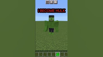 "Playing as THE HULK in Minecraft – UNSTOPPABLE STRENGTH! 💥"