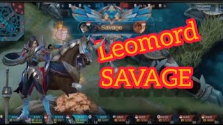 leomord savage || story wa main mobile legends || mobile legends