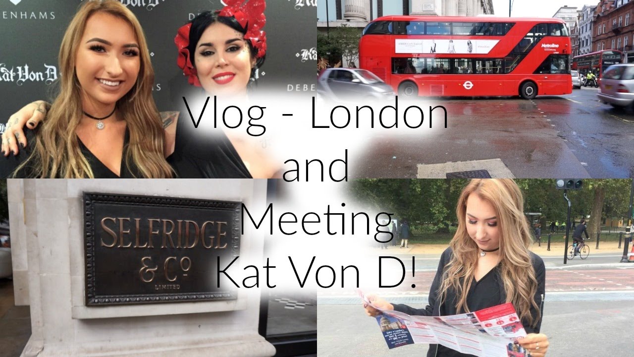 VLOG - MEETING KAT VON D / LONDON TRIP | karyn cole♡