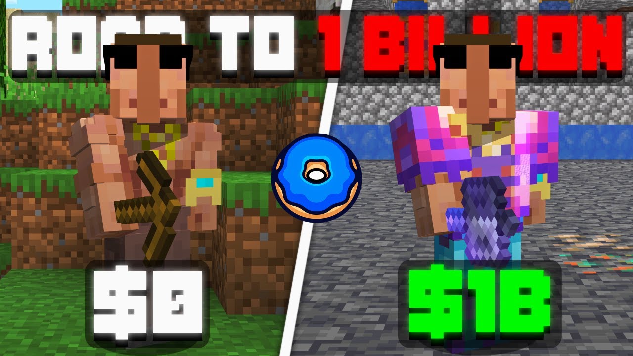 From 0 to 1 billion on DonutSMP. ep 3 100m-250m