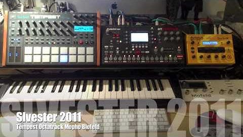 silvestersong DSI Tempest Elektron Octatrack Mopho  Waldorf Blofeld