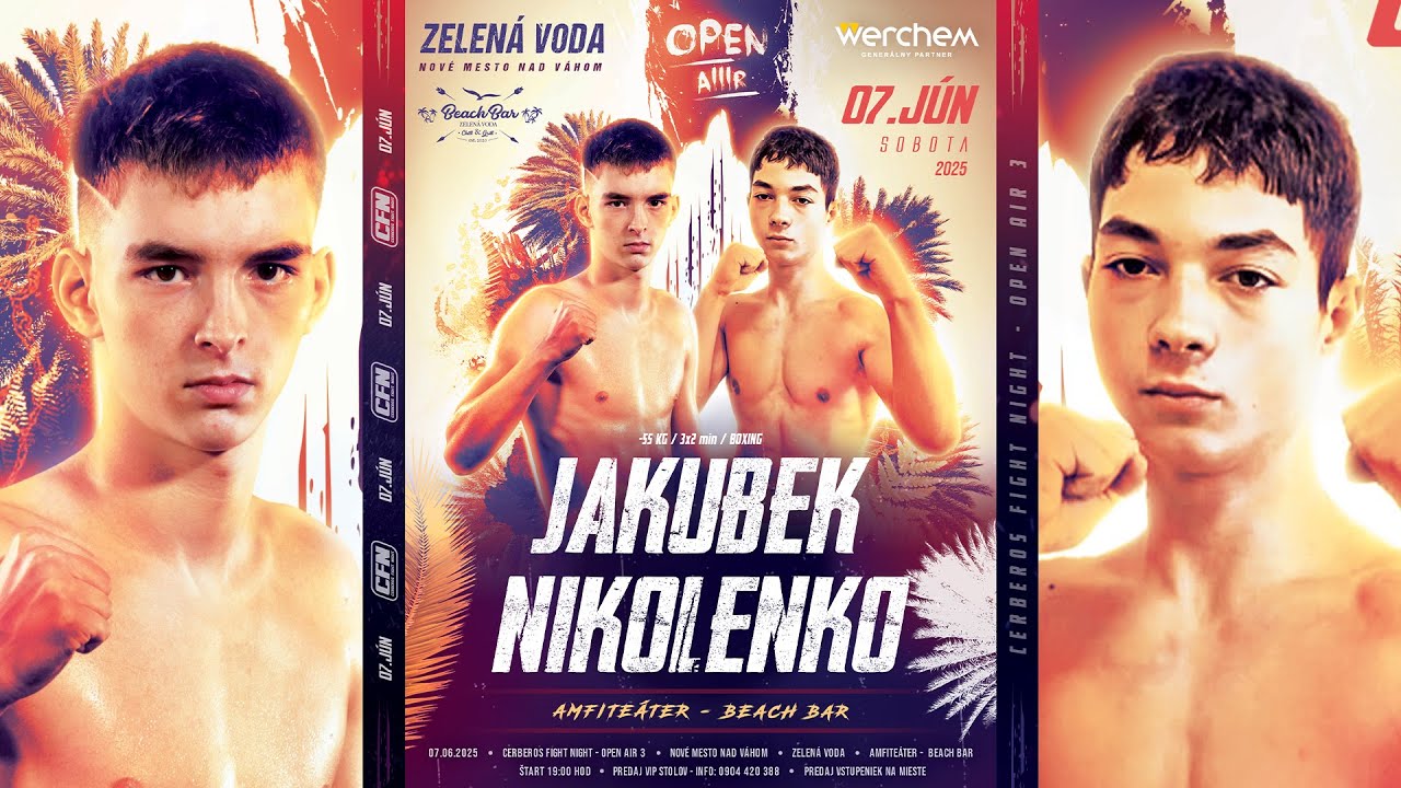 CFN Open Air 3:  JAKUBEK vs NIKOLENKO  | Boxing - Full Fight |