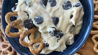 This 5-ingredient peanut butter dip is an EPIC party dessert!