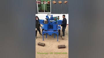 M7MI Twin super clay soil cement interlocking brick making machine for hydraform blocks lego bricks