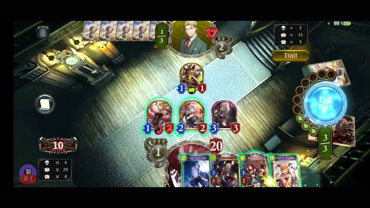 (GM0 7K Unlimited) Handless Blood vs Steadfast Samurai Sword [Shadowverse/Fortune's Hand]