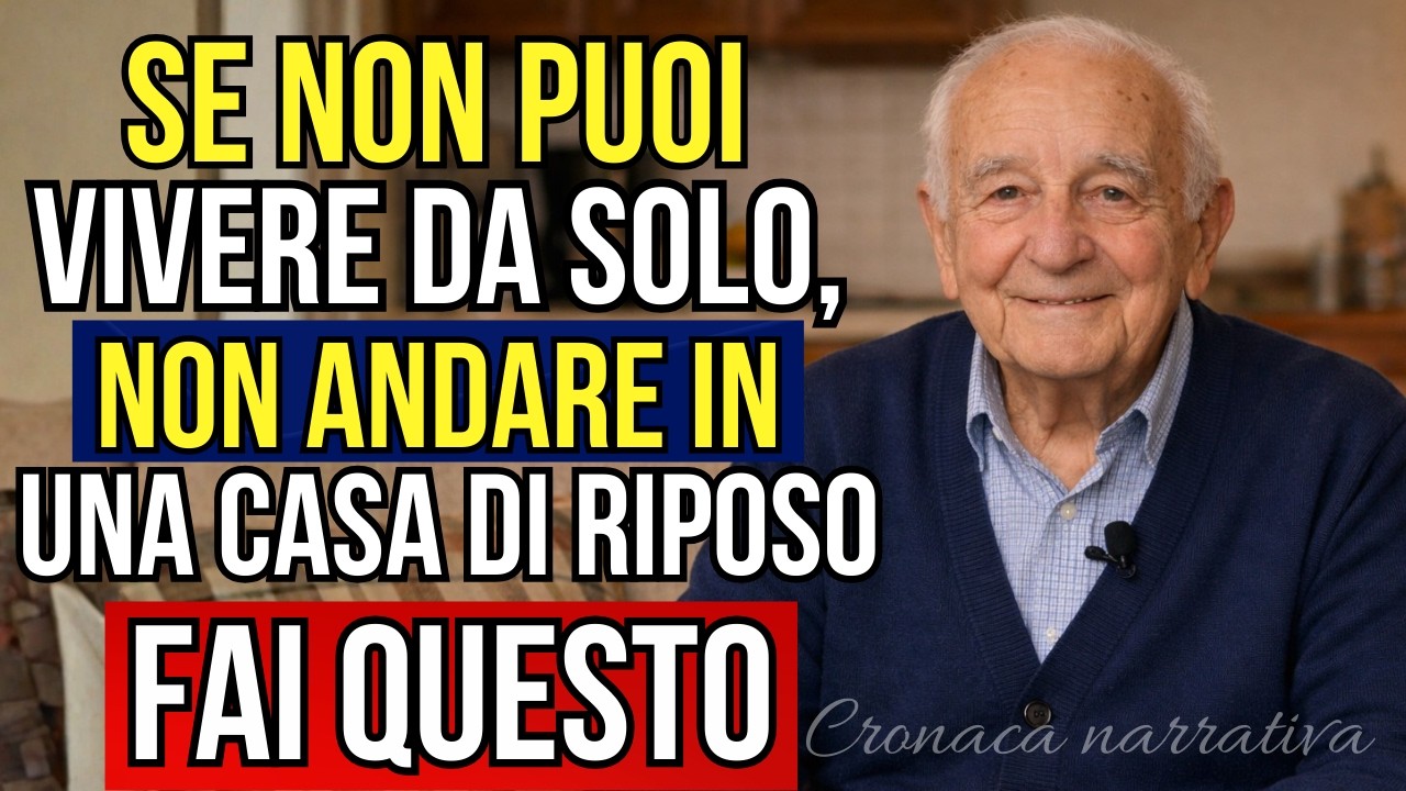 Ho 87 Anni. Se Non Puoi Vivere da Solo, Non Andare in una Casa di Riposo — FAI QUESTO.