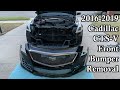 How to Remove 2016-2019 Cadillac CTS-V Front Bumper and Grille Surround