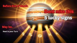 5 Zodiac Signs Chosen for Massive Financial Luck Before March Ends 2026 #zodiacsigns # Astrology