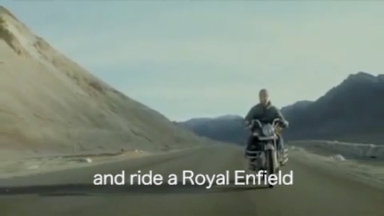 brad pitt royal enfield