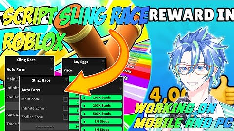 SCRIPT SLING RACE ROBLOX WORKING ON MOBILE AND PC