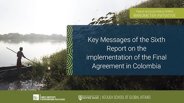 Key Messages of the Seventh Report on the Implementation of the Final Agreement in Colombia