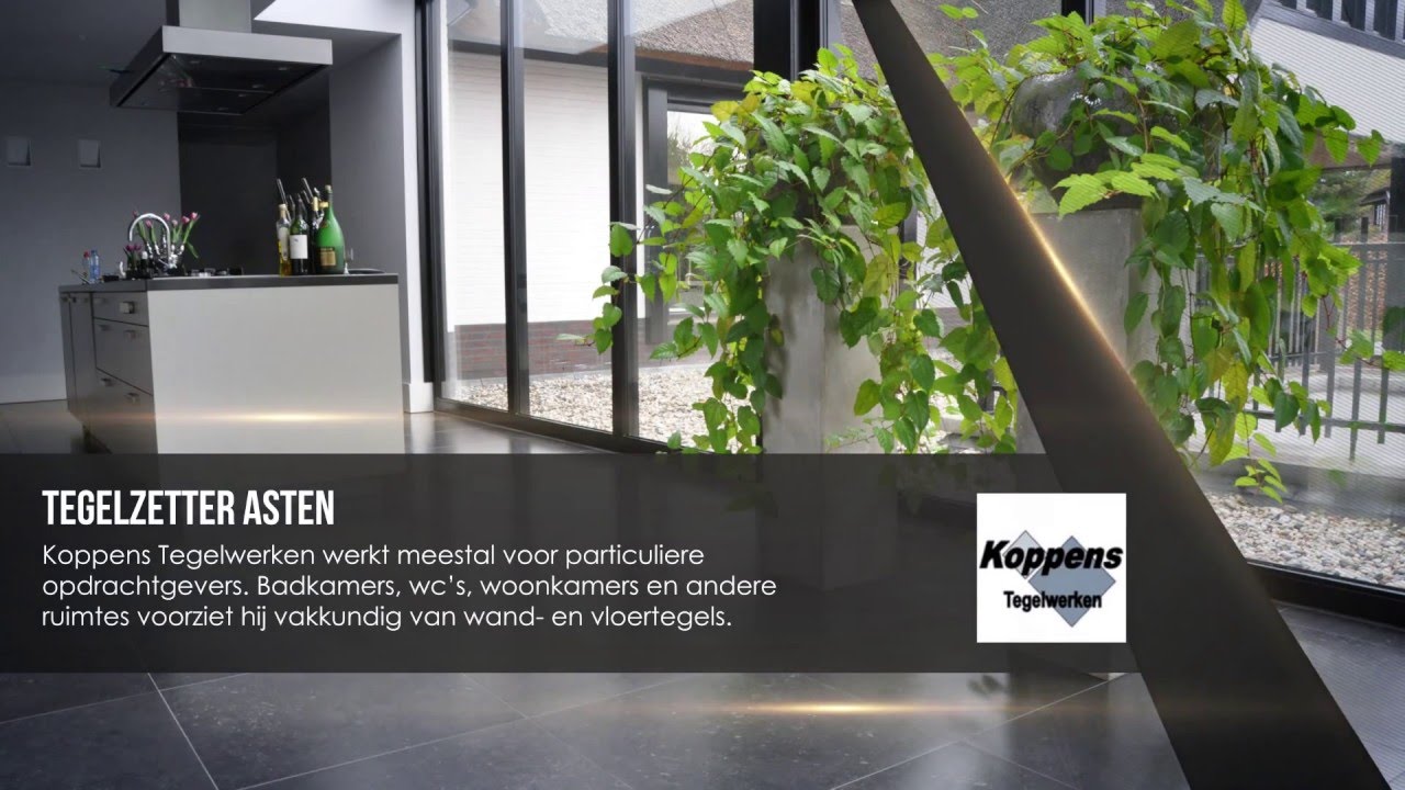 Koppens tegelwerken, asten, wand, woonkamer, badkamer youtube