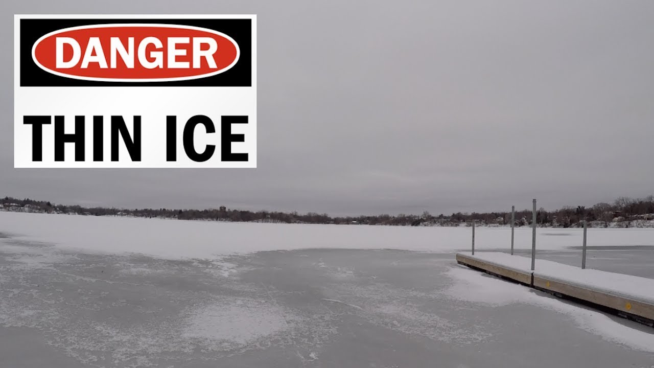 THIN ICE!! Minnesota Metro Ice Report EARLY ICE 2018 YouTube