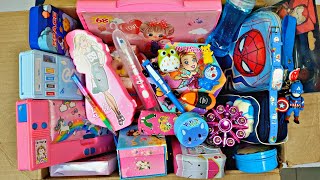 Box full of cute stationery - barbie pencil case, magic cup, fidget spinner, multifunctional box