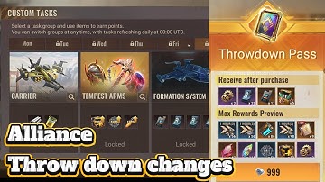 State of Survival : New alliance throw down changes + Pass