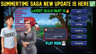 OMG🔥 SUMMERTIME TECH UPDATE WIP 7712 PART 13 RELEASE 🔥SUMMERTIME SAGA NEW UPDATE 2026 APK PLAY NOW