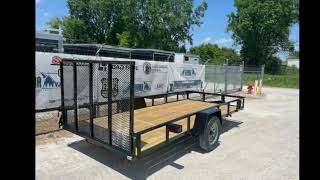 2026 AMO A614G Open Utility Trailer 76 x 168 - Oak Cree