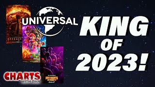 Universal Beats Disney for 2023 Box Office Crown  Charts with Dan!