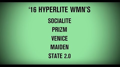2016 Shreducation Hyperlite WMN