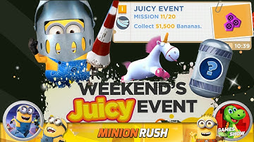 Minion Rush Knight Fluffy Unicorn Juicy Event Rewards Silver Prize Pod gameplay walkthrough