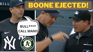 Yankees Manager Aaron Boone EJECTED recap - Athletics at Yankees 6/19/2021