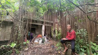 Трансформация Полная Бабушка 100-летний дом Уборка и удаление Страшной растительности АСМР