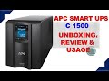 APC SMART UPS C1500 UNBOXING, REVIEW & USAGE URDU / HINDI