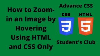 Image hover effects in CSS | Tutorial #26