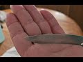 Sharpening the Spyderco Z-Cut in CTS-BD1N stainless steel on Nano-Hone Resin bonded diamond stones
