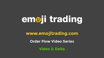 Emoji Trading Order Flow Video Series 2: Delta. Interpreting buying and selling power.