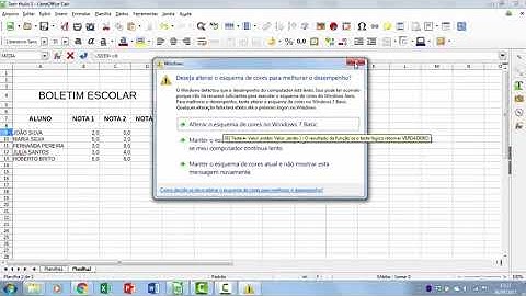 Aula 05 - LibreOffice Calc - Função Média, SE e Formatação Condicional