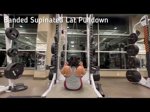 Banded Supinated Grip Lat Pulldown