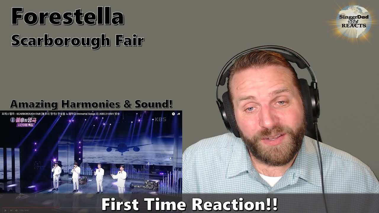 Classical Singer Reaction - Forestella | Scarborough Fair. Re-Upload. Great togetherness and pitch.