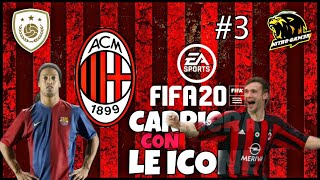 FIFA 20|Carriera Allenatore MILAN,con tutte le ICONE!!! #3 "Shevchenko asso delle punizioni"