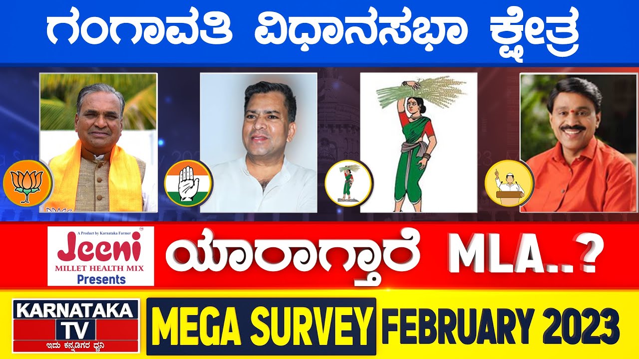 Karnataka Election Survey February 2023 | Gangavathi Constituency | Karnataka TV