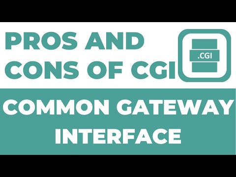 Pros and Cons of Common Gateway Interface | CGI Complete Course.