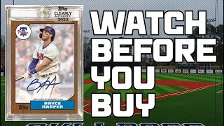 WATCH BEFORE YOU BUY 2022 TOPPS CLEARLY AUTHENTIC
