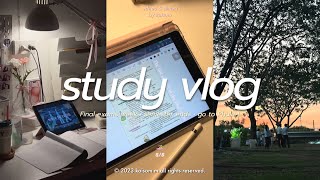 Study vlog ; Final exams week,semester ends,กินหมูกระทะ,go to Phuket ㅡ🎀